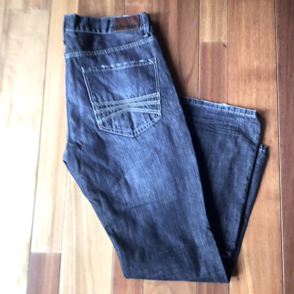 Express Jeans Rocco Slim Fit 36x30 Boot Cut - Picture 2 of 8